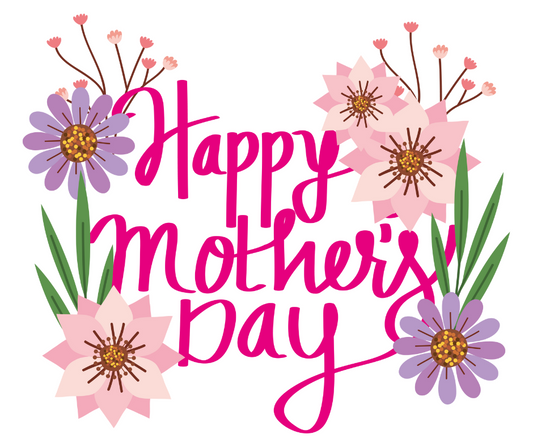 Happy Mother's Day with flowers