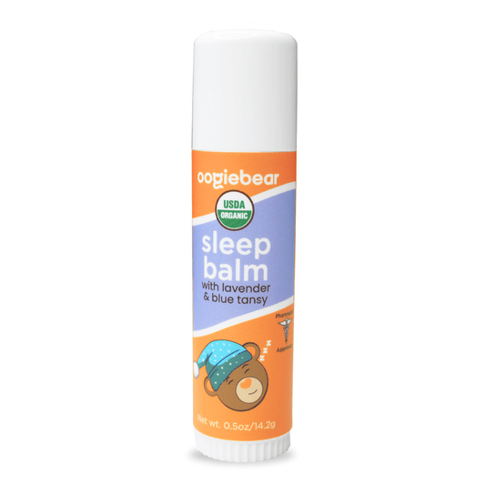 Oogie Bear sleep balm stick on a white background