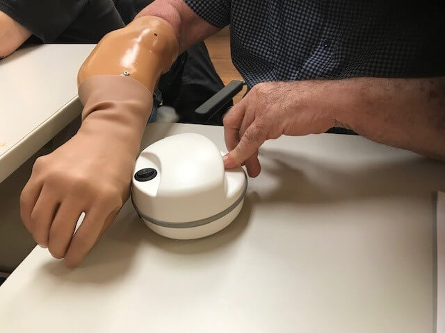 Amputee using the ClipDifferent Pro which is the original device. The POD PRO 2.0 has replaced the Pro.