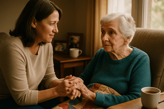 The intimate bond between a caregiver and care recipient. 