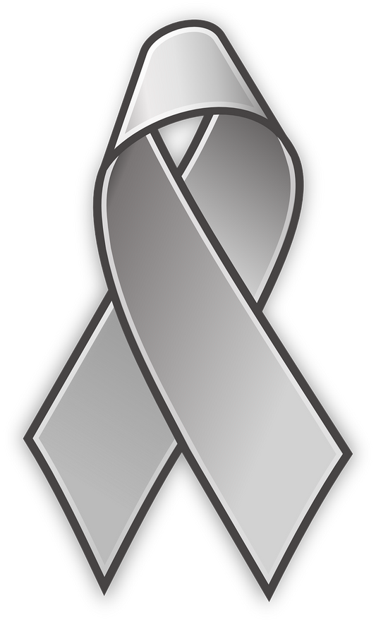 Ribbon showing Awareness for Cerebral Palsy, MS, Brain Injury, and Developmental Disability Awareness
