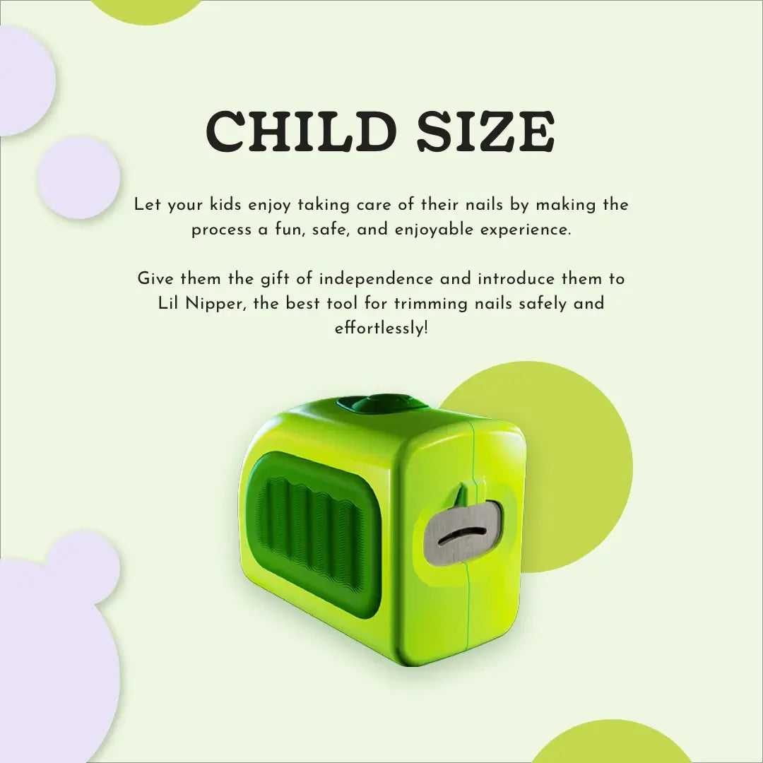 The Lil Nipper Child clipper, made with durable, high-quality materials for long-lasting use.