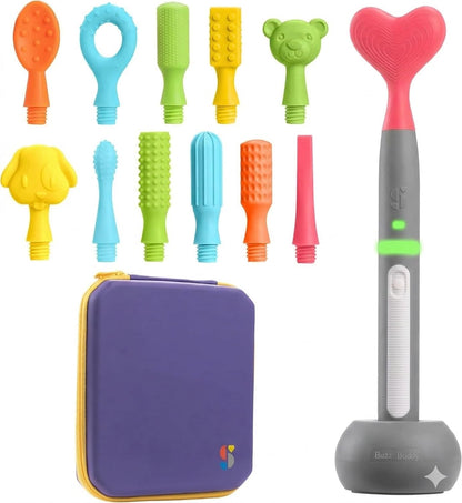 BUZZ BUDDY™ Rechargeable Oral Stimulation Kit (12 Tips Included)