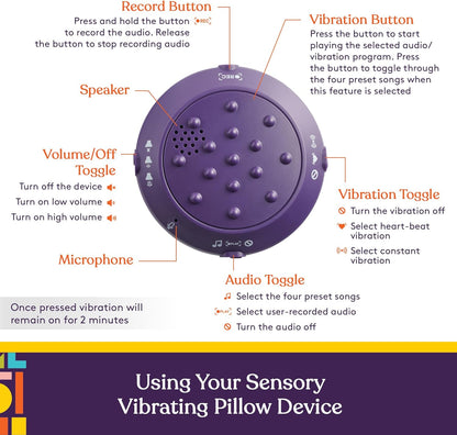 Sensory Vibrating Pillow-Unicorn