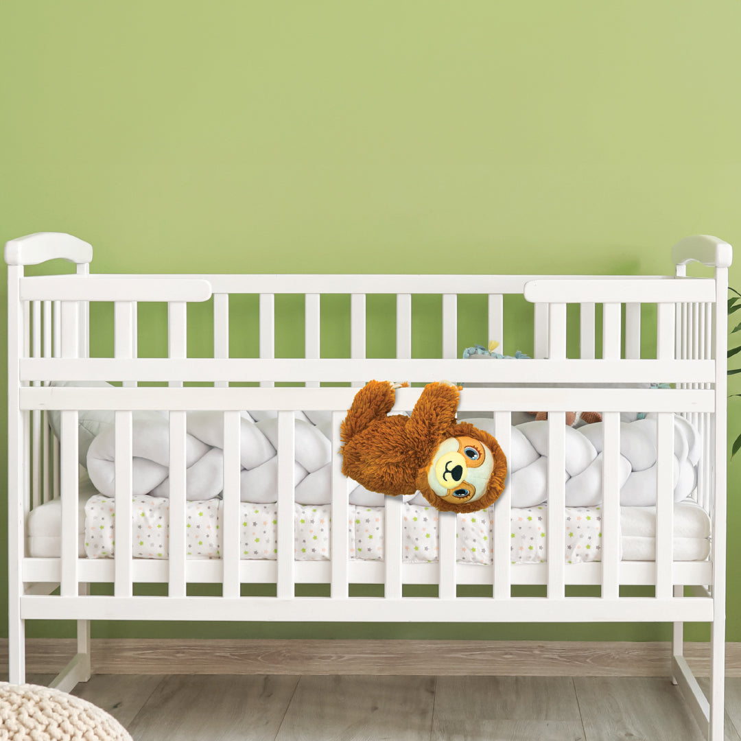 Baby Shusher Sloth Plush Sound Machine + 2 Shushie Pacifiers Bundle