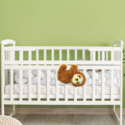 Baby Shusher Sloth Plush Sound Machine + 2 Shushie Pacifiers Bundle