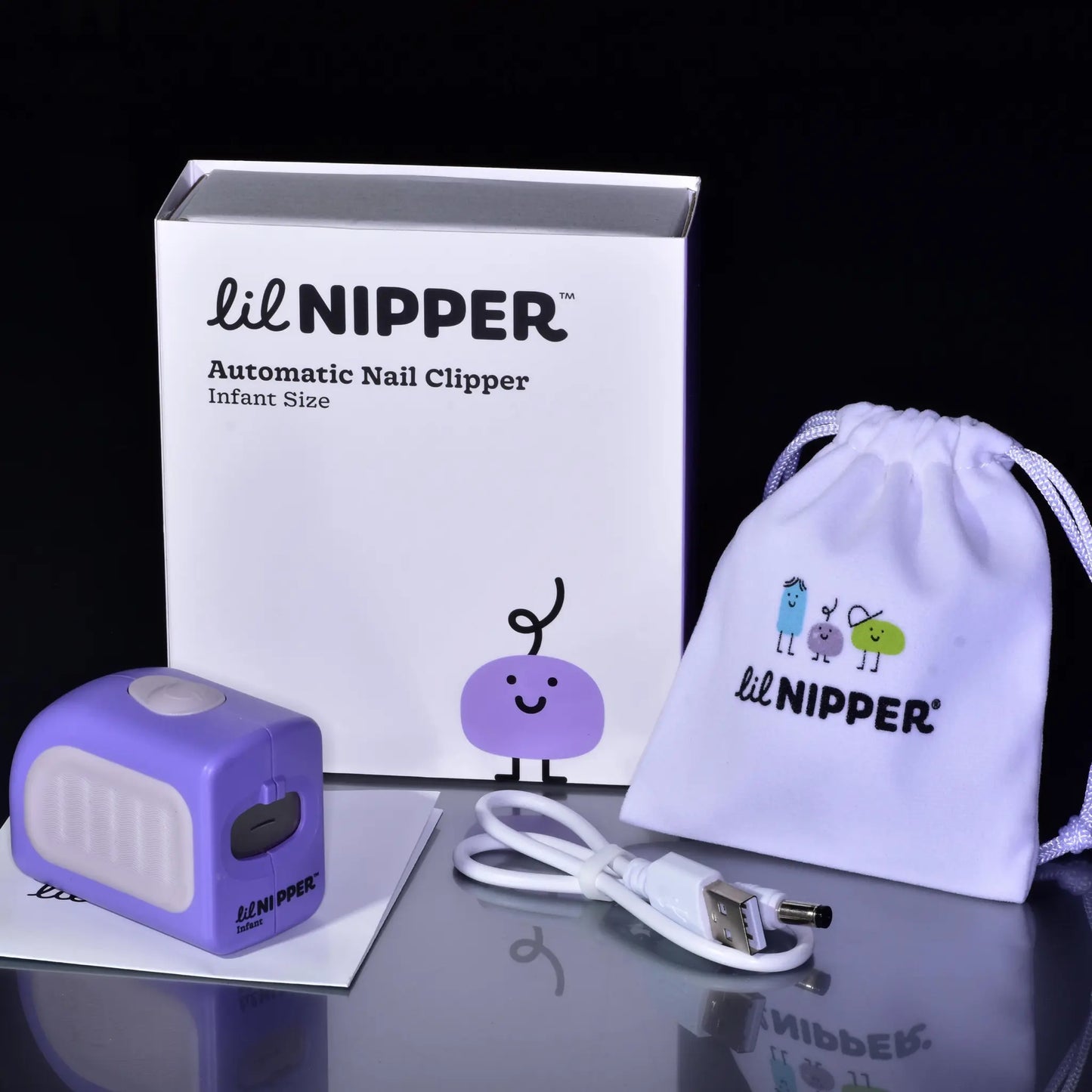 Baby Safe Electric Nail Trimmer - Infant & Toddler Size (Ages 5 & Under) - Lil Nipper