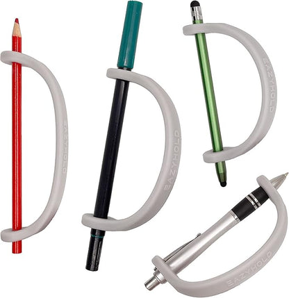 Set of pens wtih EazyHold grips on a white background