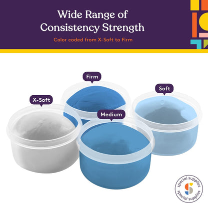 Therapy Putty Ocean 4-Pack | Hand Strength & Stress Relief for All