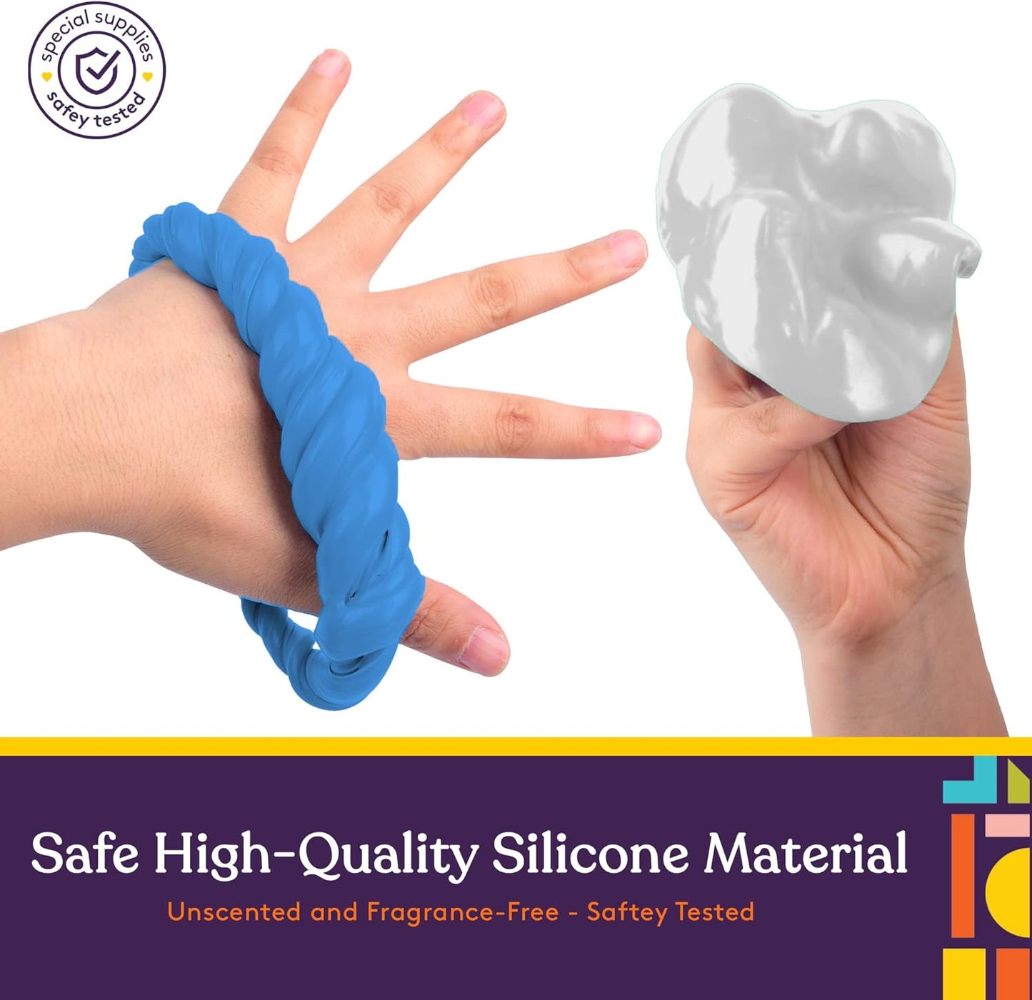 Therapy Putty Ocean 4-Pack | Hand Strength & Stress Relief for All