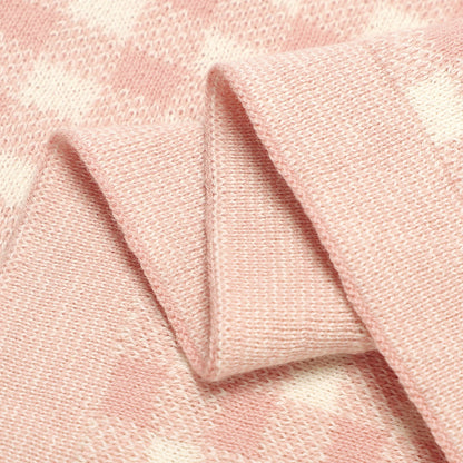 Close-up of pink fabric with a soft texture