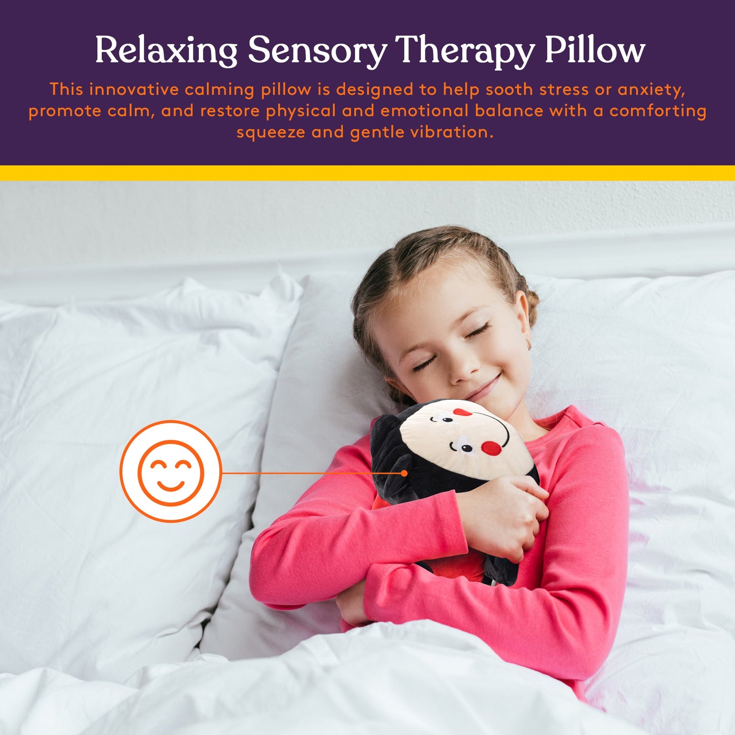 Sensory Vibrating Pillow-Ladybug