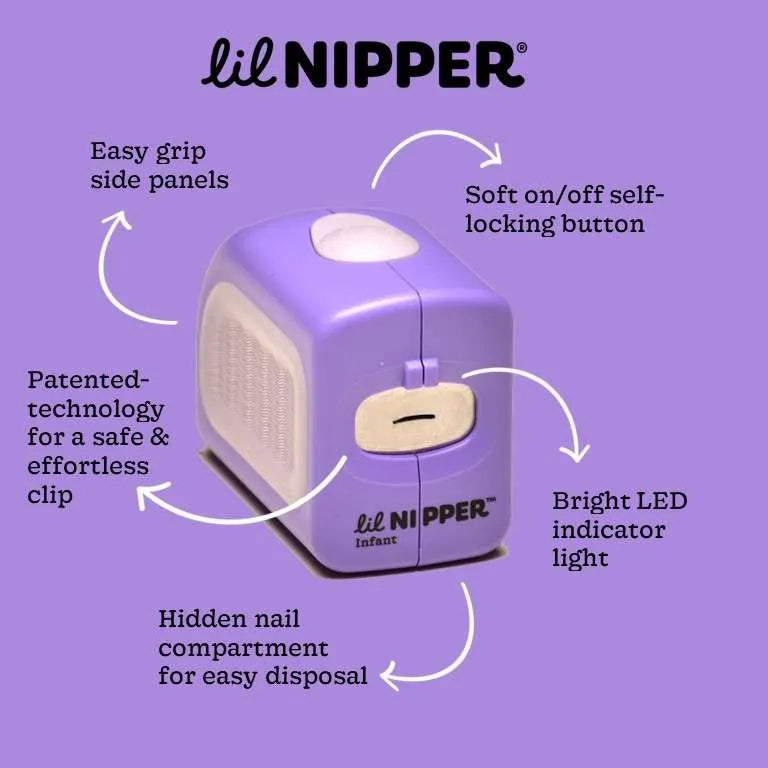 The Lil Nipper Infant clipper, made with durable, high-quality materials for long-lasting use and safety.