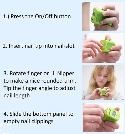 Lil Nipper Electric Nail Clipper for Kids (Ages 5-13)