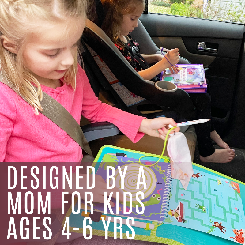 Totebook Kids Dry Erase Travel Activity Book Ages 4-6