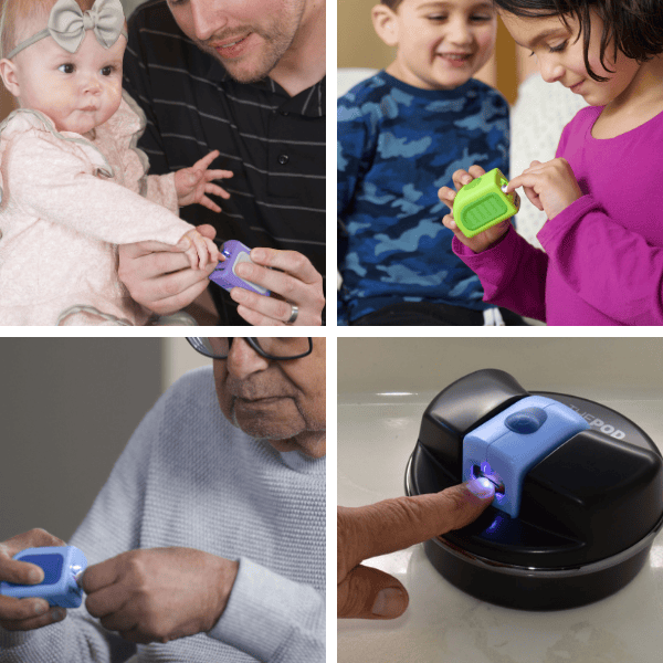 Lil Nipper Electric Nail Clippers | Safe & Easy Fingernail Care | ClipDifferent