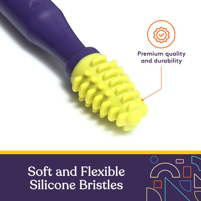 Special Supplies Sensory Mouth Brush and Oral Stimulation Tool for Kids and Adults, Wake Up Mouth for Desensitization, Soft, Flexible, Textured Silicone