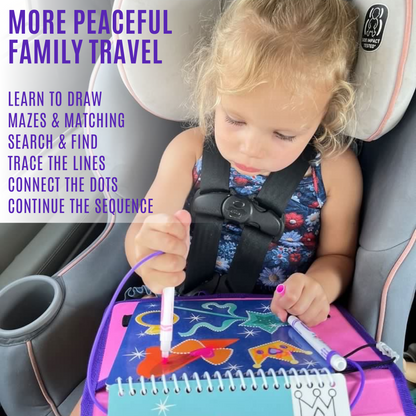 Totebook Kids Dry Erase Travel Activity Book Ages 4-6