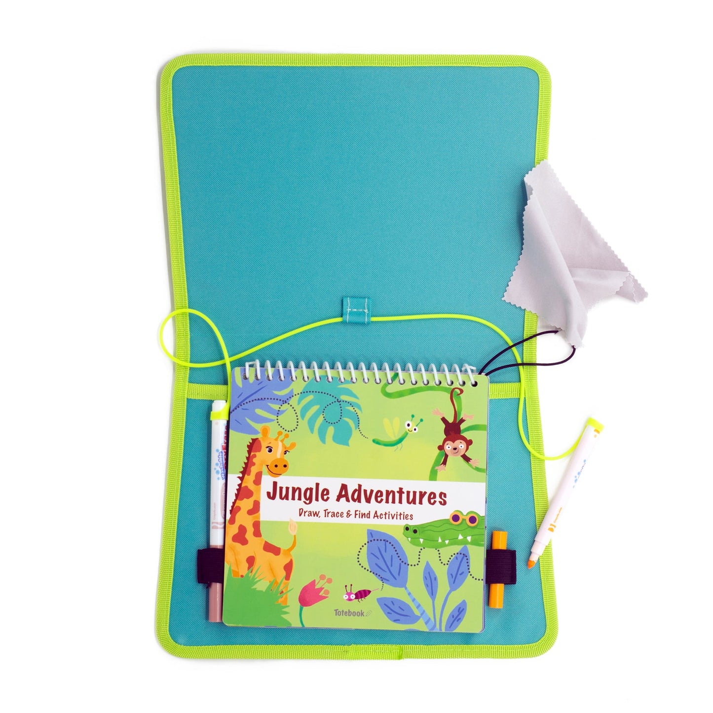 Totebook Kids Dry Erase Travel Activity Book Ages 4-6