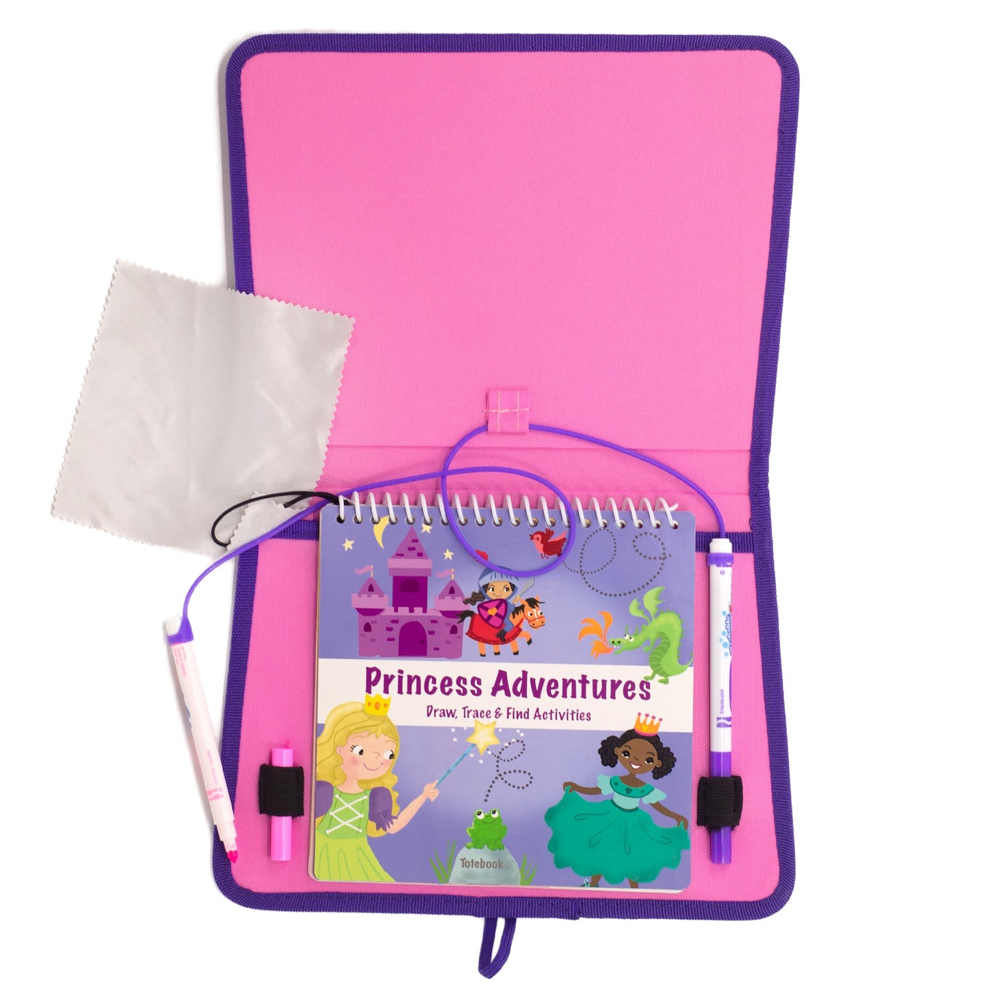 Totebook Kids Dry Erase Travel Activity Book Ages 4-6