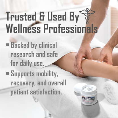 AcuPlus 4 oz Pain Relief Cream – Menthol Topical Analgesic for Muscle and Joint Aches