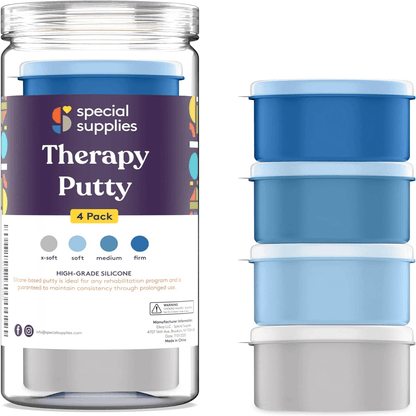 Therapy Putty Ocean 4-Pack | Hand Strength & Stress Relief for All