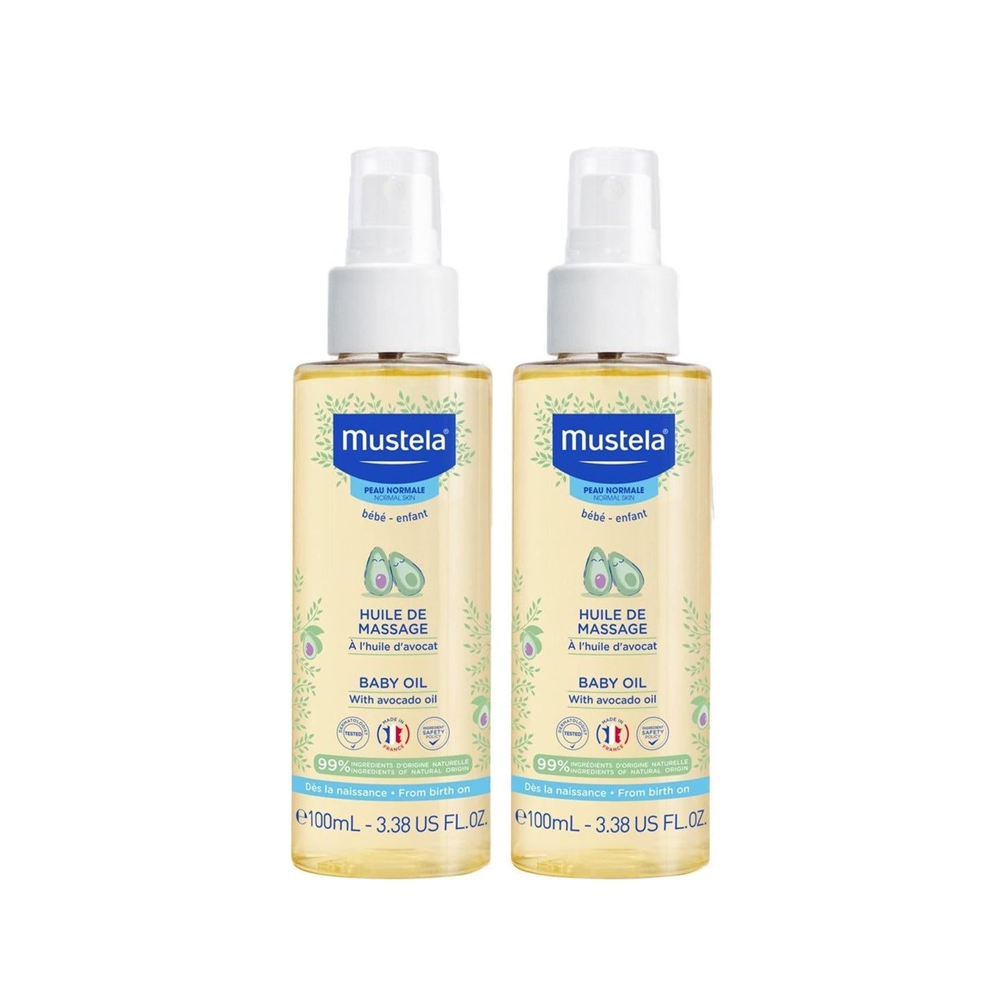Mustela Baby Oil for Newborns & Babies