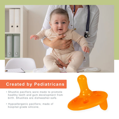 Baby Shusher Sloth Plush Sound Machine + 2 Shushie Pacifiers Bundle